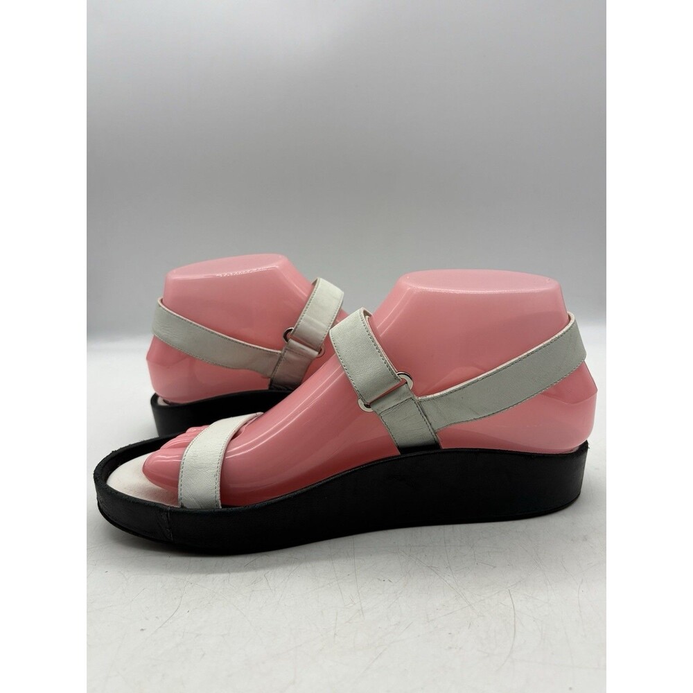 Balenciaga Sandals Strappy Flat Women’s Size EU 37 US 6.5-7 White SEE PHOTOS - Picture 6 of 12